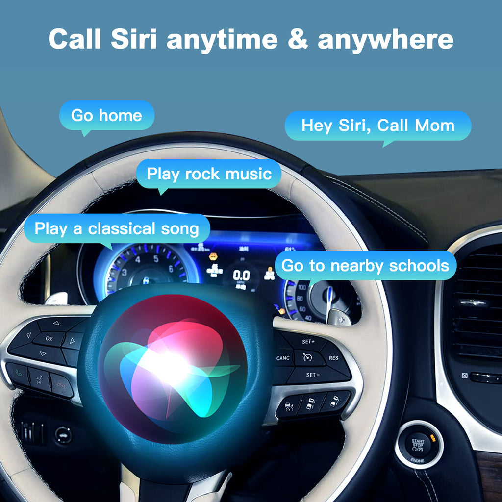 Wireless Apple CarPlay Android Auto Interface for Chrysler 300C 2014-2016 | AirPlay iOS Android Mirror Link Plug & Play Retrofit Module(WZCL-2)