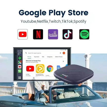 CarlinKit Ai Box Tbox Plus Multimedia Adapter with Wireless Carplay & Android Auto