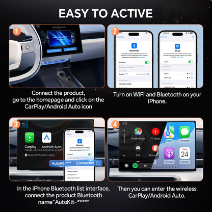 CarlinKit FireDrive Link Pro with Wireless Carplay & Android Auto For Fire TV Stick