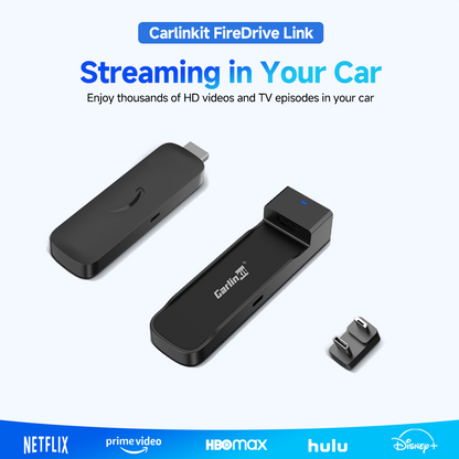 Carlinkit Fire Drive Use CarPlay to HDMI Cable to Enjoy Streaming, in-car Audio & Video Specially Designed for Amazon Fire TV Stick