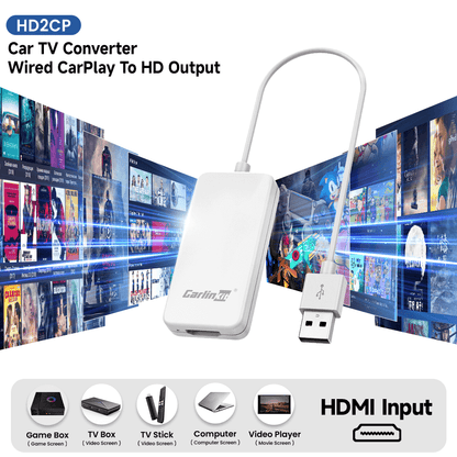 Carlinkit HD2CP Carplay HD Multimedia Car TV Converter