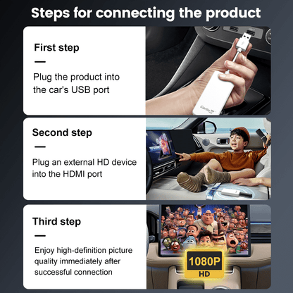 Carlinkit HD2CP Carplay HD Multimedia Car TV Converter