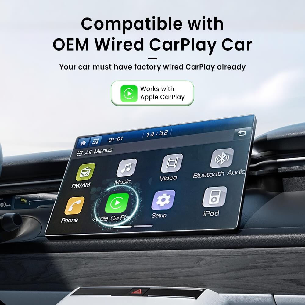 Carlinkit HD2CP Carplay HD Multimedia Car TV Converter