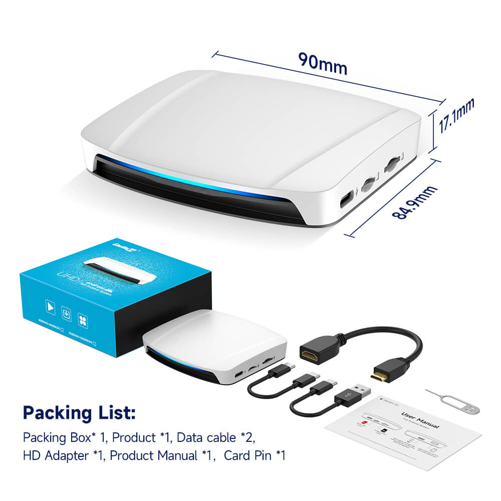 Carlinkit Tbox UHD Android 13 CarPlay AI Box with HDMI Output