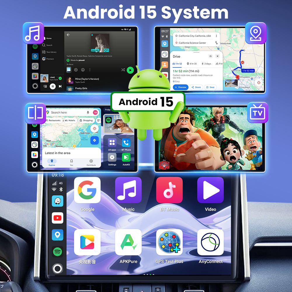 Carlinkit Tbox Ultra 2 Android 15 Wireless CarPlay & Android Auto Car Streaming TV Box