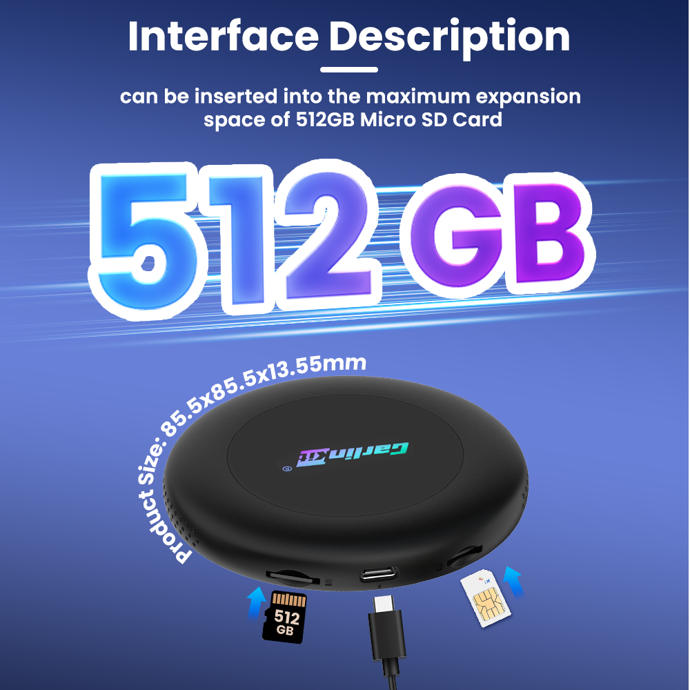 Carlinkit Tbox Ultra 2 Android 15 Wireless CarPlay & Android Auto Car Streaming TV Box