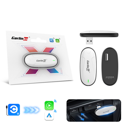 Carlinkit X1CA X2CA Baidu Carlife to Wireless CarPlay or Android Auto Adapter