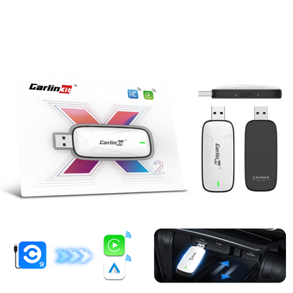 Carlinkit X1CA X2CA Baidu Carlife to Wireless CarPlay or Android Auto Adapter