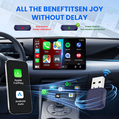 CarlinKit Mini Ultra Wireless Android Auto & CarPlay USB Dongle
