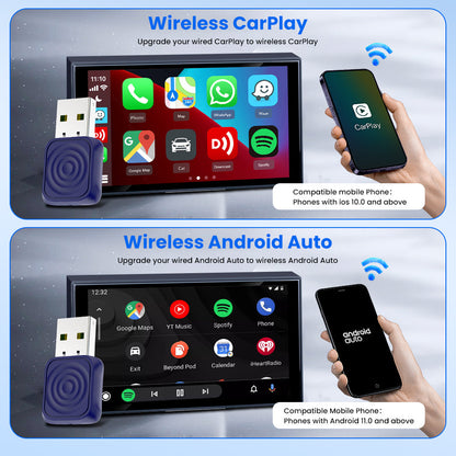 CarlinKit Mini Ultra Wireless Android Auto & CarPlay USB Dongle