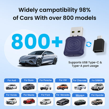 CarlinKit Mini Ultra Wireless Android Auto & CarPlay USB Dongle