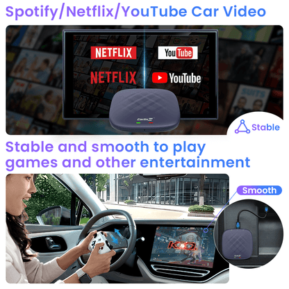 CarlinKit Ai Box Tbox Plus Multimedia Adapter with Wireless Carplay & Android Auto