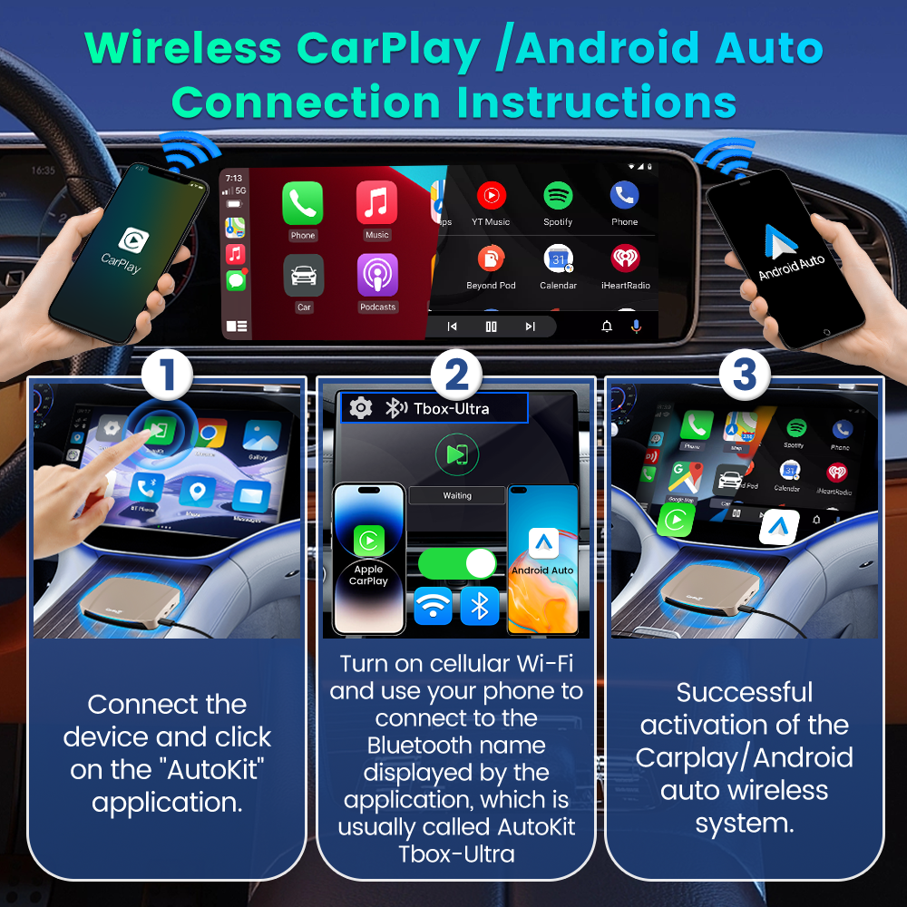 Carlinkit Tbox Ultra High-End Flagship Wireless CarPlay & Android Auto Car Streaming Box