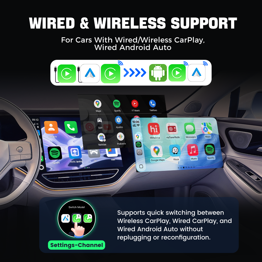Carlinkit Tbox Ultra 3 Android 15 Car TV Box Wireless CarPlay & Android Auto