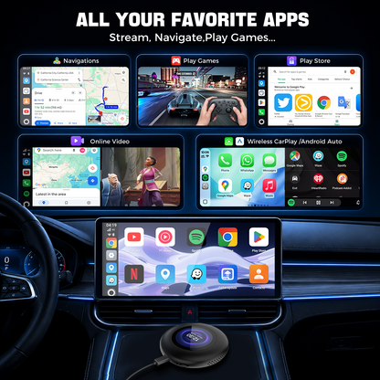 Carlinkit Tbox Ultra 3 Android 15 Car TV Box Wireless CarPlay & Android Auto