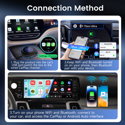 Carlinkit Tbox Ultra 3 Android 15 Car TV Box Wireless CarPlay & Android Auto