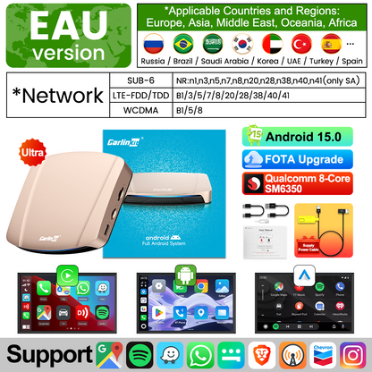 Carlinkit Tbox Ultra High-End Flagship Wireless CarPlay & Android Auto Car Streaming Box