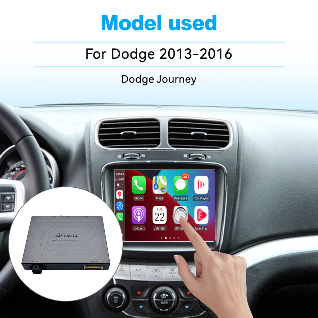 (WZDG-2) New JoyeAuto Dodge Uconnect8.4 Carplay Module Retrofit for Journey WiFi Wireless Apple CarPlay AirPlay Android Auto Interface - detail 2