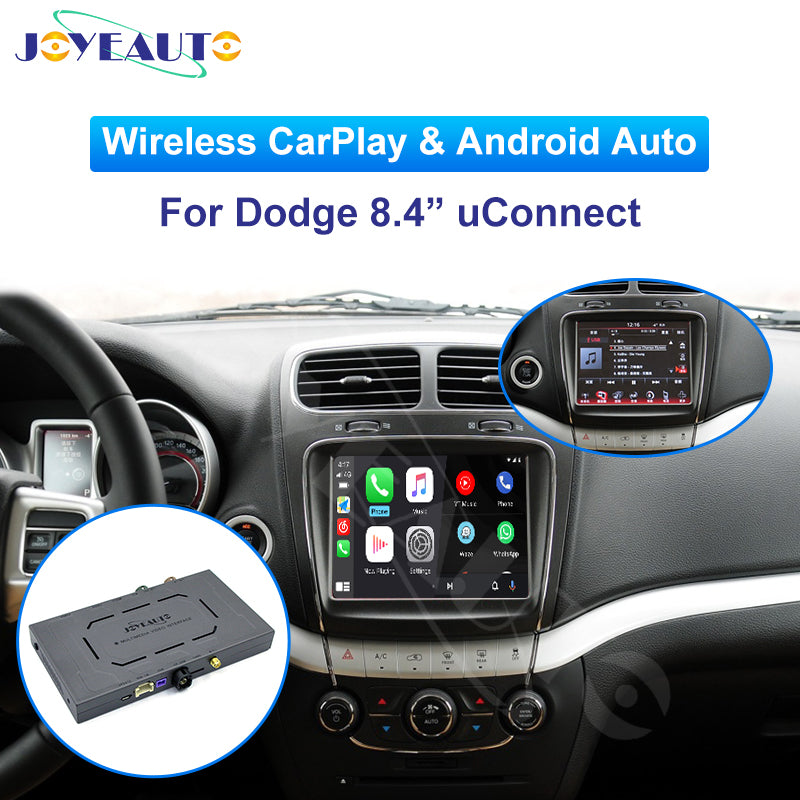Wireless CarPlay Interface for Dodge Uconnect 8.4 2014-2017 | Apple CarPlay Android Auto Retrofit Upgrade(WJDG-1)