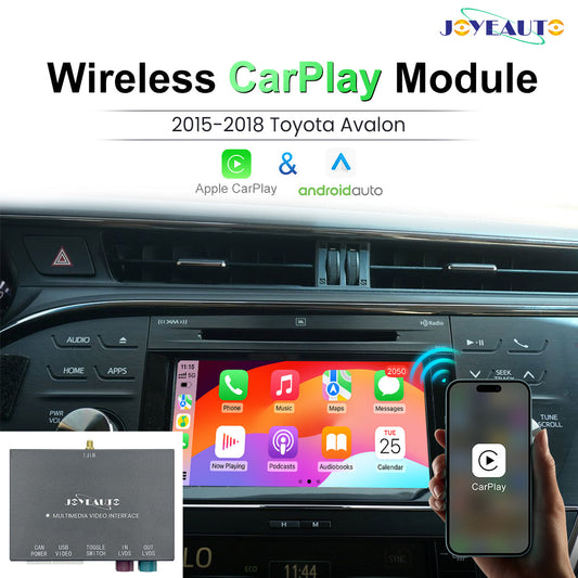 Wireless Apple CarPlay Android Auto Retrofit Module for 2015-2018 Toyota Avalon (WQTY-10)