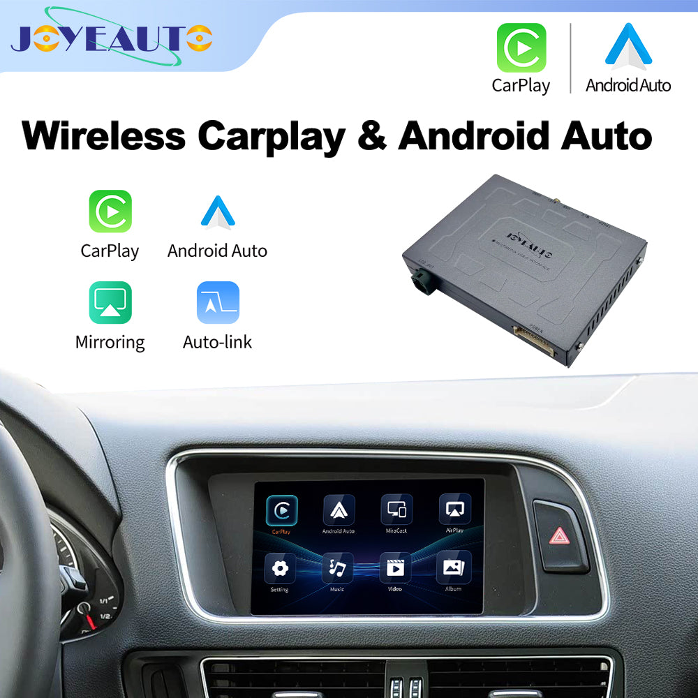 Wireless Apple CarPlay Android Auto Interface for Audi MMI 2G (2003-2009) – AirPlay & Mirror Link(WZAU-6)