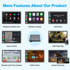 Wireless Apple CarPlay Android Auto Interface for Audi MMI 2G (2003-2009) – AirPlay & Mirror Link(WZAU-6)