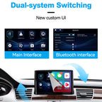 Wireless Apple CarPlay Interface for Audi MMI 3G / 3G+ – A4L A5 Q5 (2010-2016) / A6 A7 A8 Q7 C6 (2009-2011) Android Auto(WZAU-5)