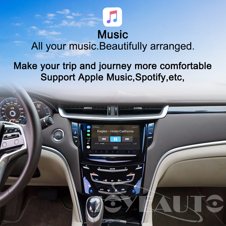 Wireless Apple CarPlay Interface for Cadillac XTS / ATS / SRX / CTS / XT5 (2014-2017) – Android Auto AirPlay Retrofit(WJGM-1)