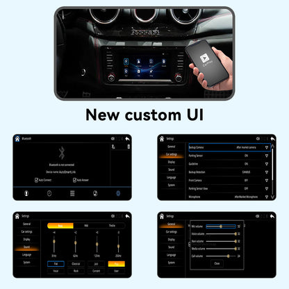 Apple CarPlay Android Auto Interface for Ferrari California T 2015-2018 - Wireless & Wired, AirPlay Mirror Link (WZFR-1)