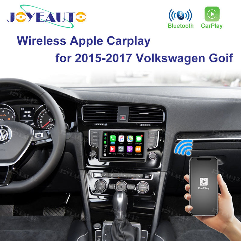Wireless Apple CarPlay Android Auto Interface for VW Golf Tiguan Teramont Phideon (2015-2017) – AirPlay Retrofit(WJVW-3)