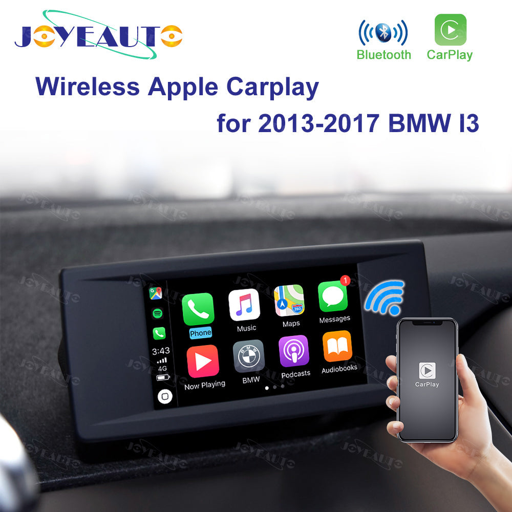 Wireless Apple CarPlay Interface for BMW i3 NBT (2013-2017) – Android Auto AirPlay Retrofit | 6.5 & 8.8 Screen(WJBM-2-i3)
