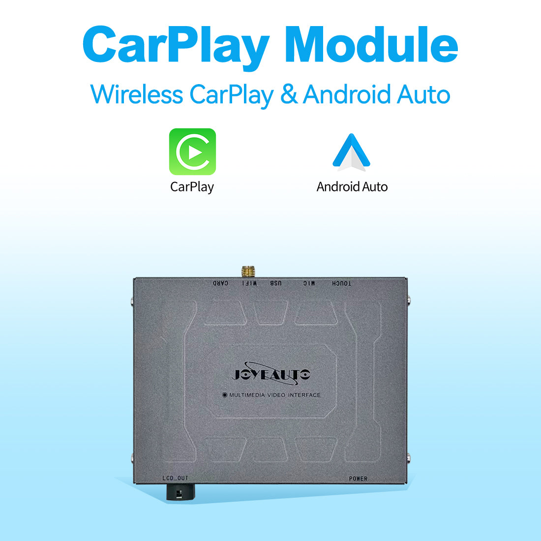 JoyeAuto Wireless CarPlay & Android Auto for Land Rover & Jaguar Bosch HeadUnit (WJLR-2)