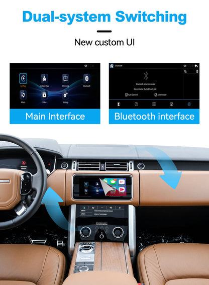 Apple CarPlay Android Auto Interface for Land Rover Jaguar 2016-2020 Discovery 5 Range Rover XEL XFL XJL F-Type F-Pace (WZLR-4)