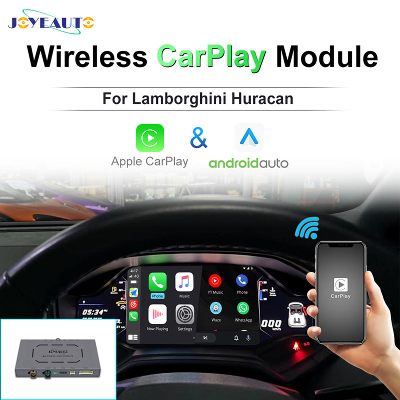 Wireless CarPlay Interface for Lamborghini Huracan MMI 2010-2017 | Apple CarPlay Android Auto Retrofit Upgrade(WJAU-5)