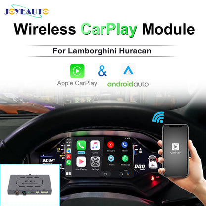 Wireless CarPlay Interface for Lamborghini Huracan MMI 2010-2017 | Apple CarPlay Android Auto Retrofit Upgrade(WJAU-5)