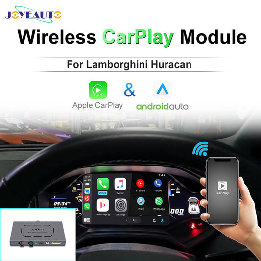 Wireless CarPlay Interface for Lamborghini Huracan MMI 2010-2017 | Apple CarPlay Android Auto Retrofit Upgrade(WJAU-5)