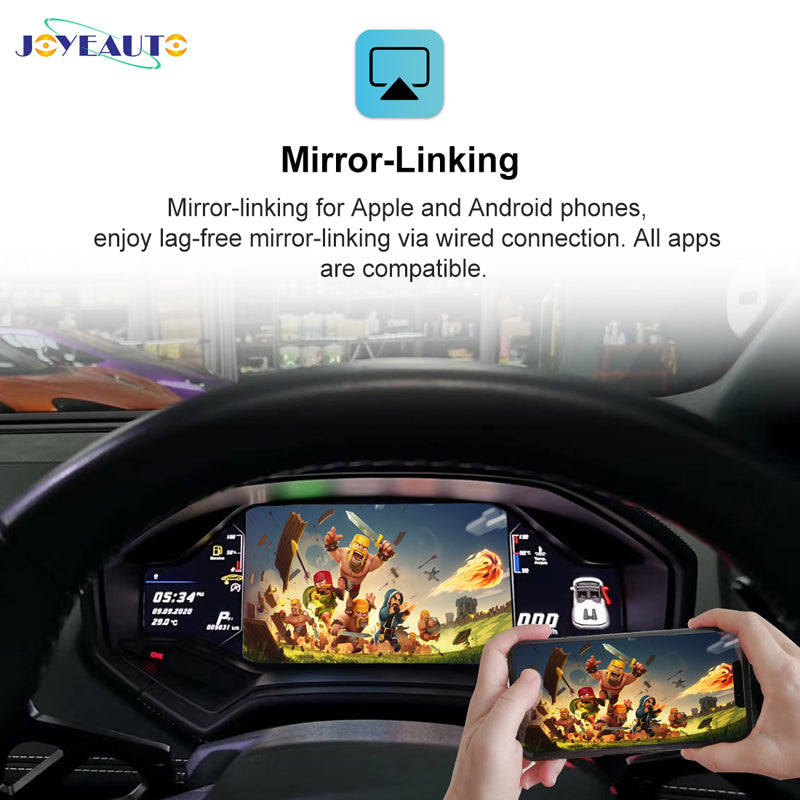 JoyeAuto WiFi Wireless Apple CarPlay AirPlay Android auto Upgrade for Lamborghini Huracan MMI - detail 3