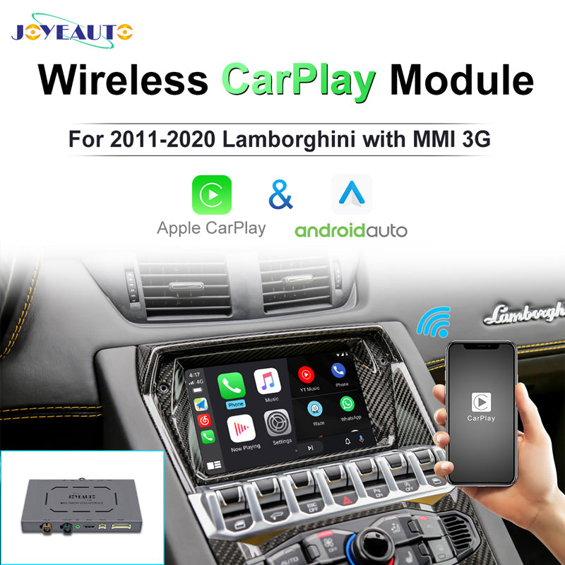Wireless CarPlay Interface for Lamborghini Aventador MMI 3G 2011-2020 | Apple CarPlay Android Auto Retrofit Module(WJAU-5-LAM)