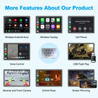 Wireless Apple CarPlay Android Auto Interface for Mercedes-Benz NTG5.5 2016-2020 | C E S Class W205 W212 W222 AMG AirPlay HiCar Mirror Link(WZME-4)