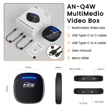 MMB Max 4.0 Andriod 13 Wireless Carplay Adapter