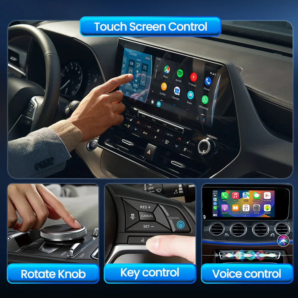 MMB PRO Q2W Ai Box Android 13 Multimedia Wireless Carplay Adapter