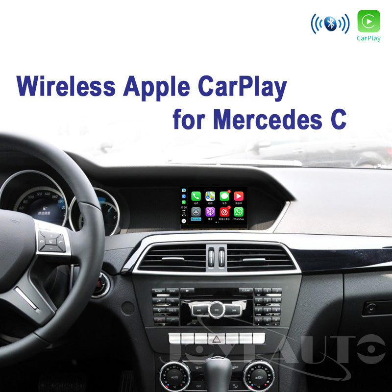 Wireless Apple CarPlay Interface for Mercedes-Benz C Class W204 NTG4.5 / NTG4.7 (2012-2014) – Android Auto AirPlay Retrofit(WJME-2-C)
