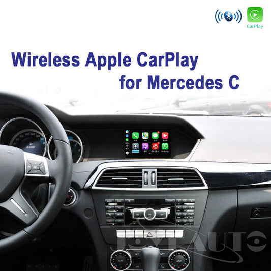 Wireless Apple CarPlay Interface for Mercedes-Benz C Class W204 NTG4.5 / NTG4.7 (2012-2014) – Android Auto AirPlay Retrofit(WJME-2-C)