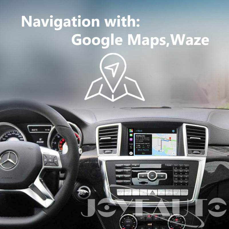 Wireless Apple CarPlay Interface for Mercedes-Benz GL Class X166 NTG4.5 / NTG4.7 (2011-2014) – Android Auto AirPlay Retrofit(WJME-2-GL)