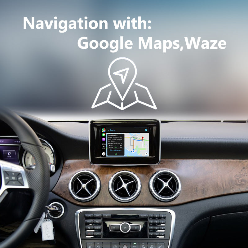 Wireless Apple CarPlay Interface for Mercedes-Benz GLA Class X156 NTG4.5 / NTG4.7 (2012-2014) – Android Auto AirPlay Retrofit(WJME-2-GLA)