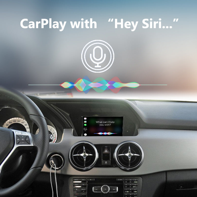 Wireless Apple CarPlay Interface for Mercedes-Benz GLK Class X204 NTG4.5 / NTG4.7 (2011-2014) – Android Auto AirPlay Retrofit(WJME-2-GL-1)