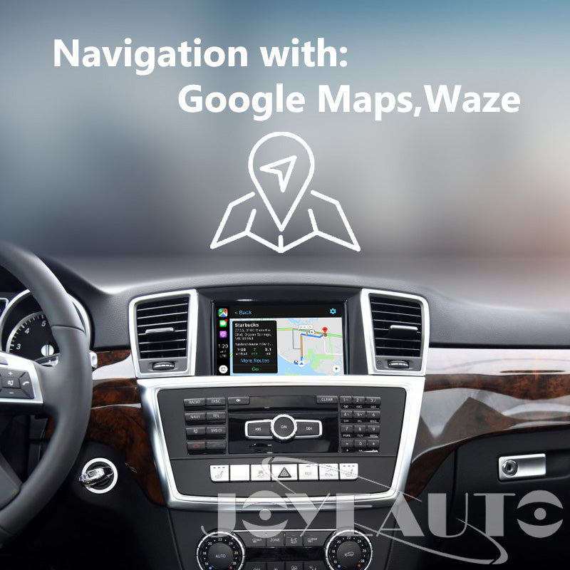Wireless Apple CarPlay Interface for Mercedes-Benz ML Class W166 NTG4.5 / NTG4.7 (2011-2014) – Android Auto AirPlay Retrofit(WJME-2-GL-1-1)