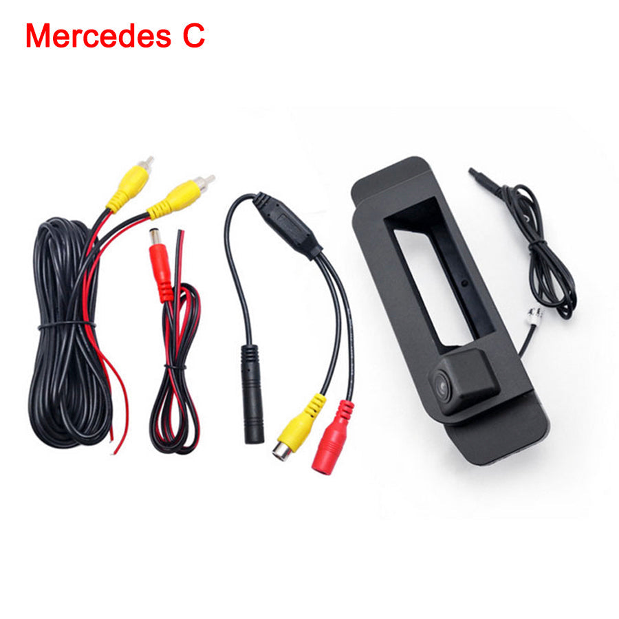 Mercedes-Benz OEM Integrated Backup Rear View Camera – A B C E S ML GL GLA GLC GLK Class (2012-2018) CCD Reverse Camera(RCA-MB)