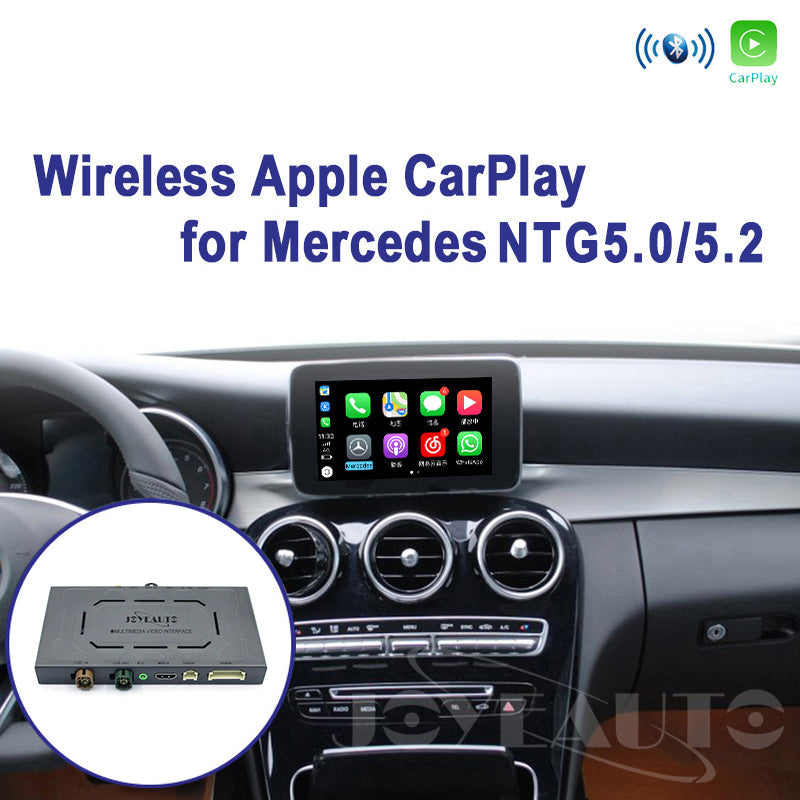 Wireless Apple CarPlay Interface for Mercedes-Benz C Class W205 / GLC X253 NTG5.0 / NTG5.2 (2015-2018) – Android Auto AirPlay(WJME-1)