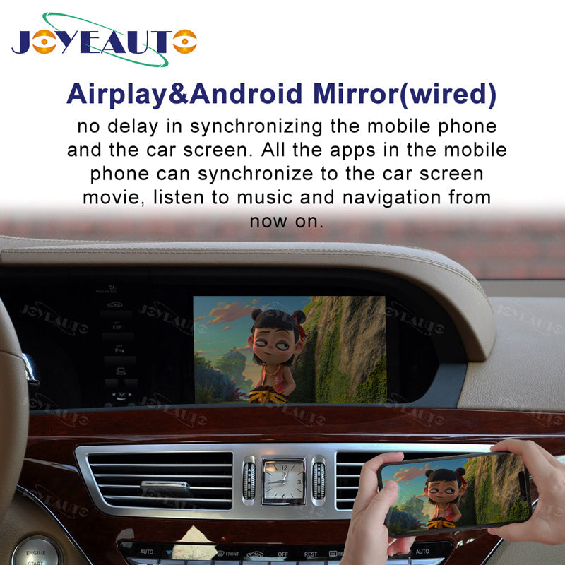 (WZME-3S) Joyeauto Mercedes-Benz S class W221 NTG4.0 2006-2009MY WiFi Wireless Apple CarPlay AirPlay Android auto Interface - detail 5